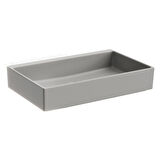 VitrA ArchiPlan 7404B076-0016 Dar Lavabo, Mat Taş Gri